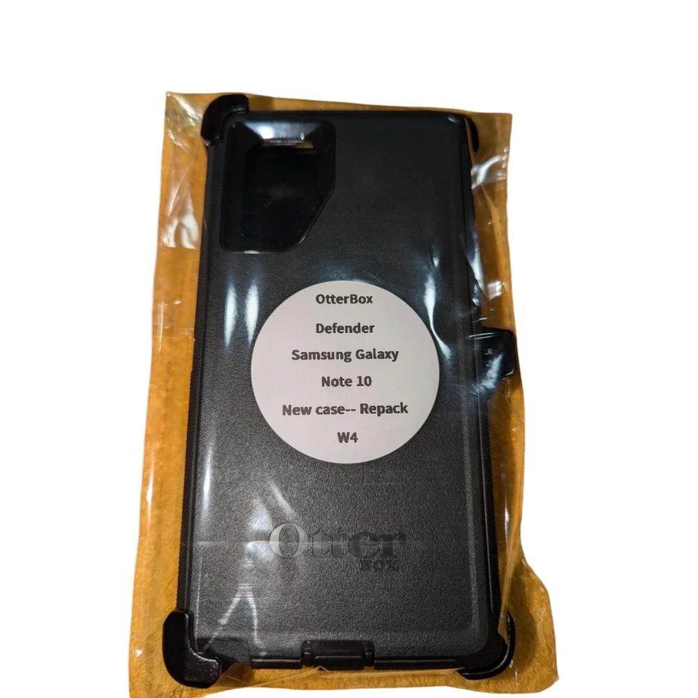 OtterBox Defender Series wHolster Clip Samsung Galaxy‎ Note 10 Black Repack W4